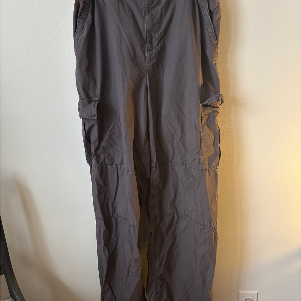 Dynamite Women's Gray Wide Leg Jumpsuit